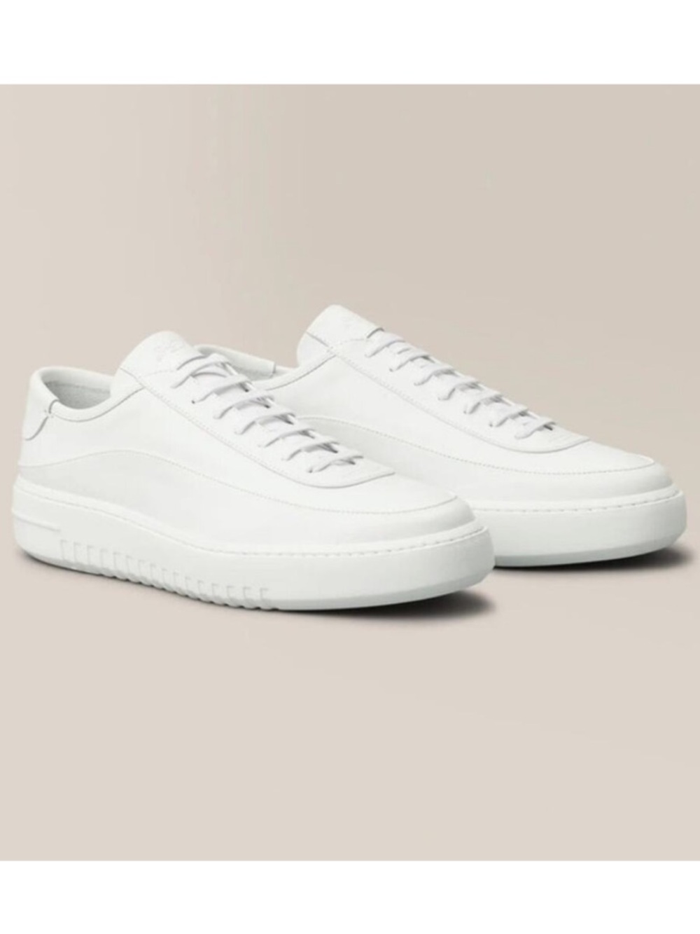 The Good Man Brand Los Angeles LA Nappa Leather Sneaker White 10 NIB